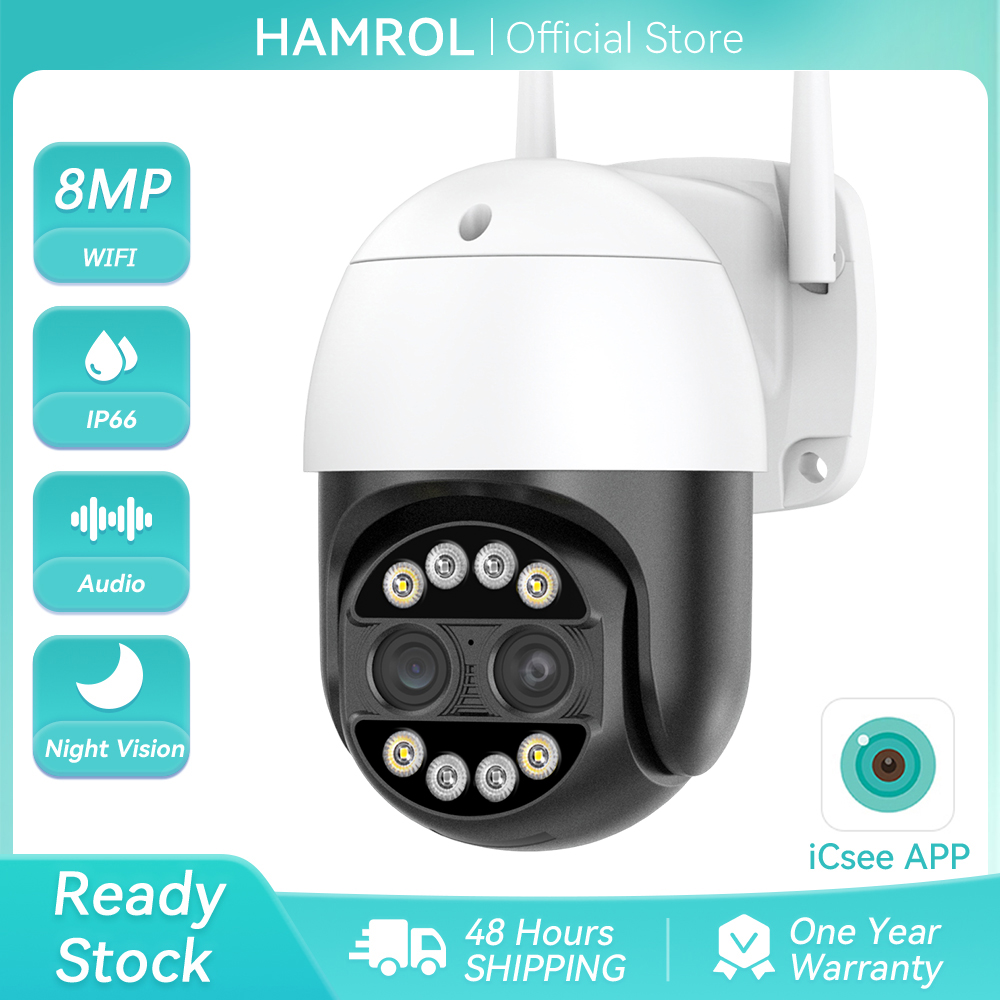 Smart Home Camera Ezviz - 8MP PTZ WIFI 카메라 듀얼 렌즈