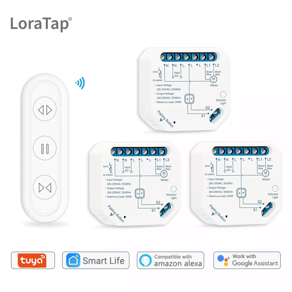 Universal Remote Smart Home - Tuya 스마트 라이프 커튼 스위치 모듈